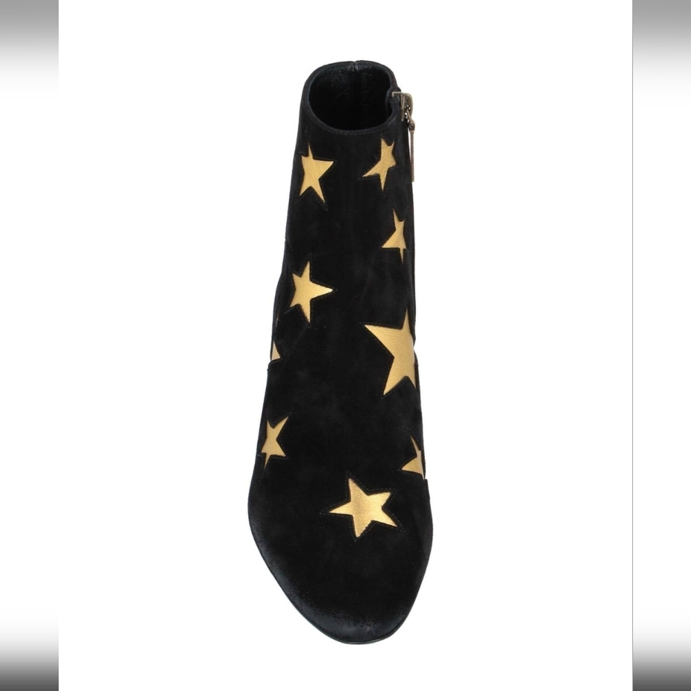 Saint Laurent Star Suede Ankle Booties - Picture 2 of 13
